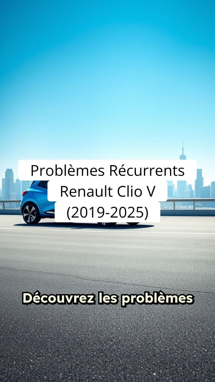 Problèmes et Solutions pour votre Renault Clio V