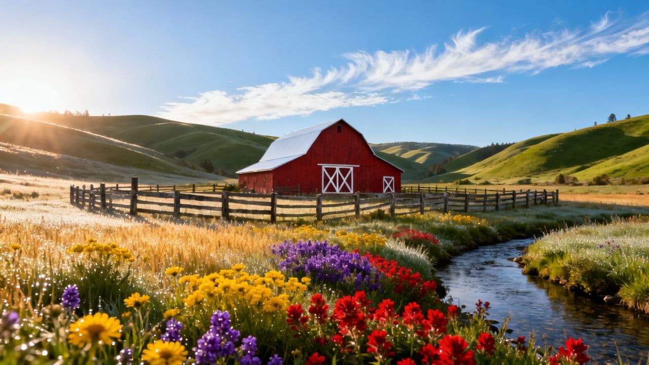Noemí y la Vaca Lola en la Granja