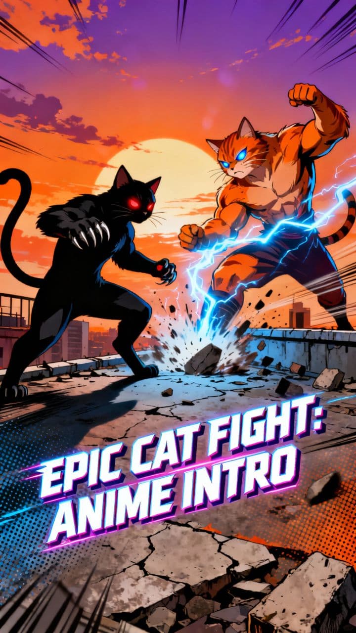 Epic Cat Fight: Anime Intro