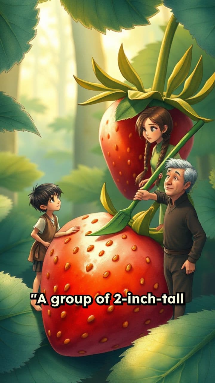 Tiny Harvesters in a Glowing Forest