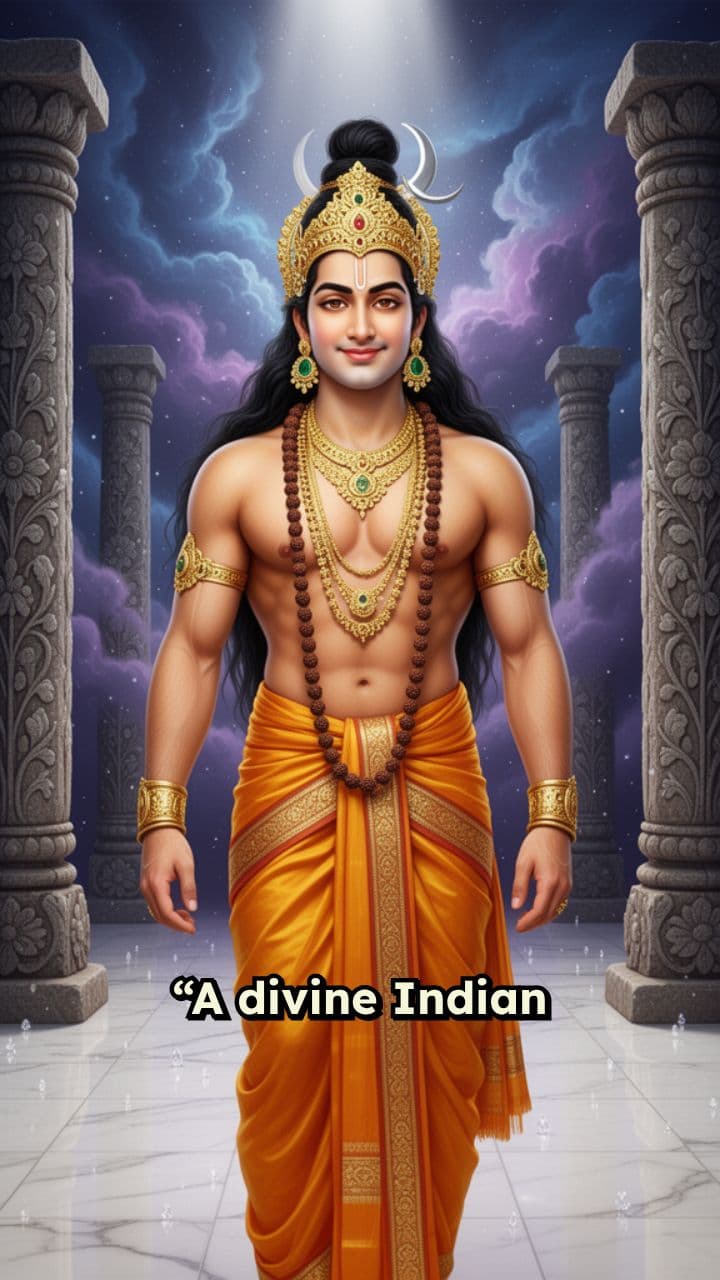 Radiant Divine Deity in Celestial Serenity