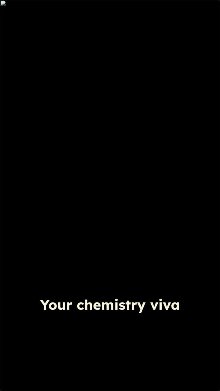 Mastering Your Chemistry Viva