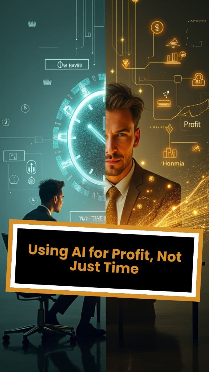 Using AI for Profit, Not Just Time