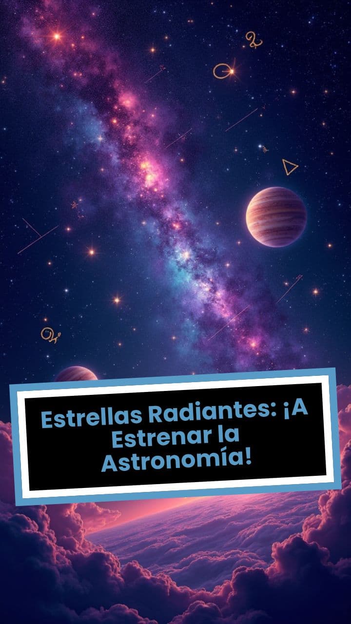 Estrellas Radiantes: ¡A Estrenar la Astronomía!