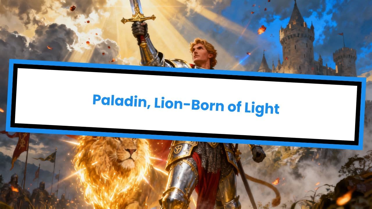 Paladin, Lion-Born of Light