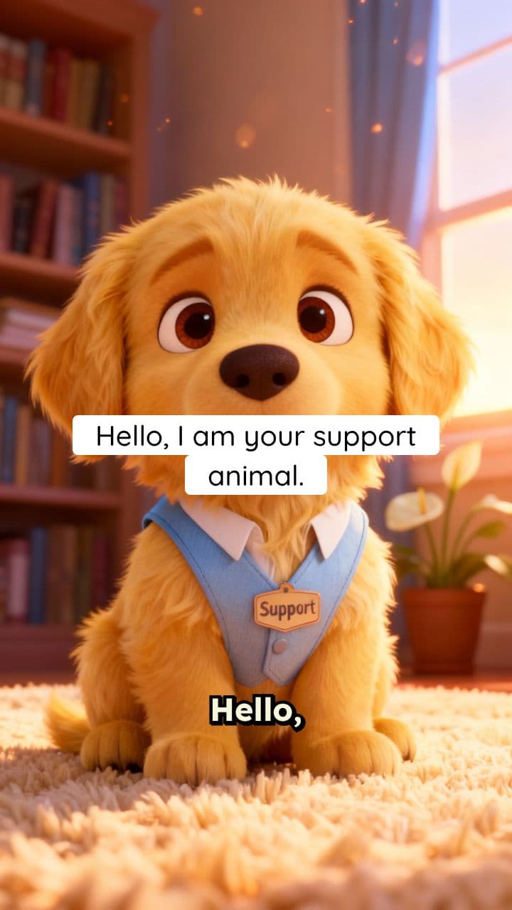 Emotional Support Puppy Breathing Exercise