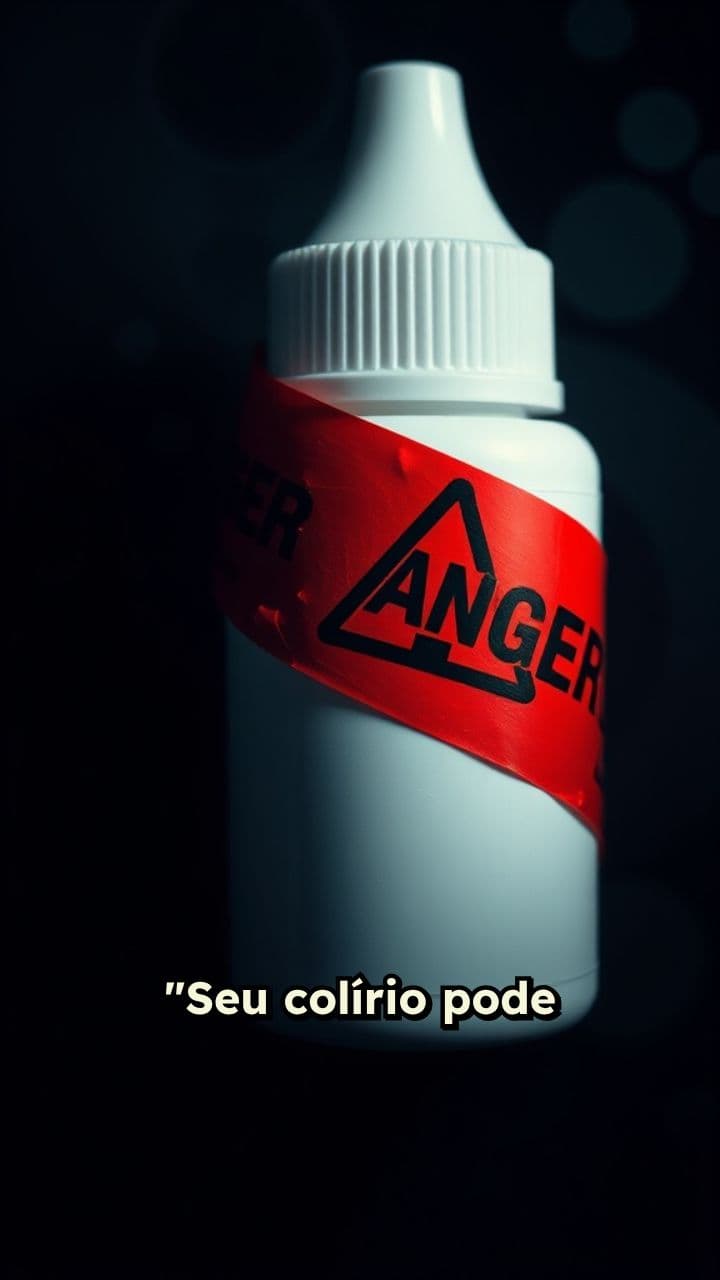 Cuidado com seu colírio!