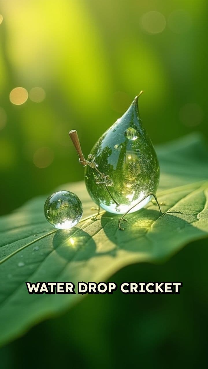 Water Drop Cricket in 10 Seconds