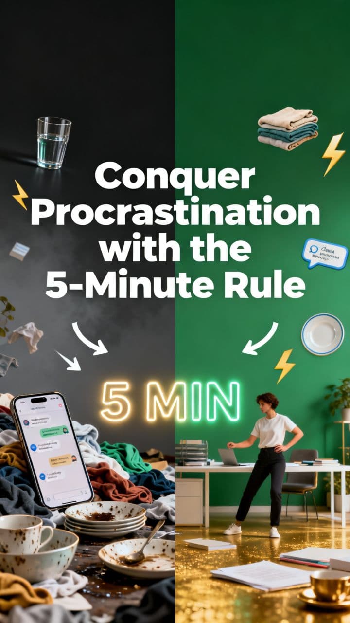 Conquer Procrastination with the 5-Minute Rule