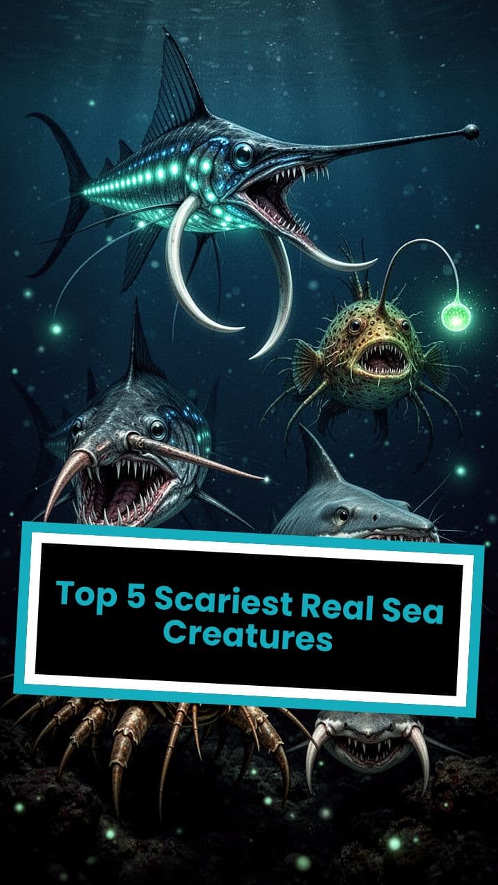 Top 5 Scariest Real Sea Creatures