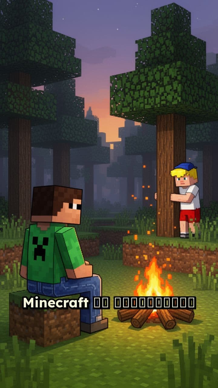 Minecraft ক্যাম্পফায়ার শুটআউট