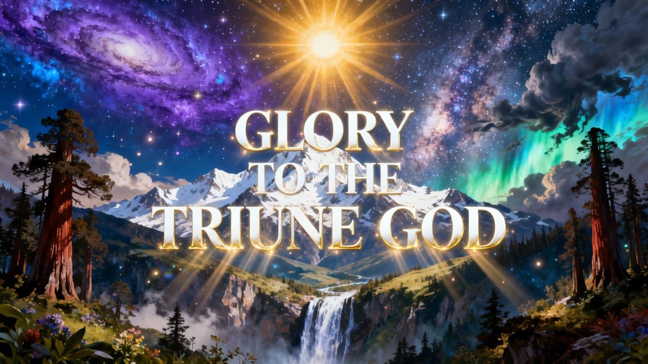 Glory to the Triune God