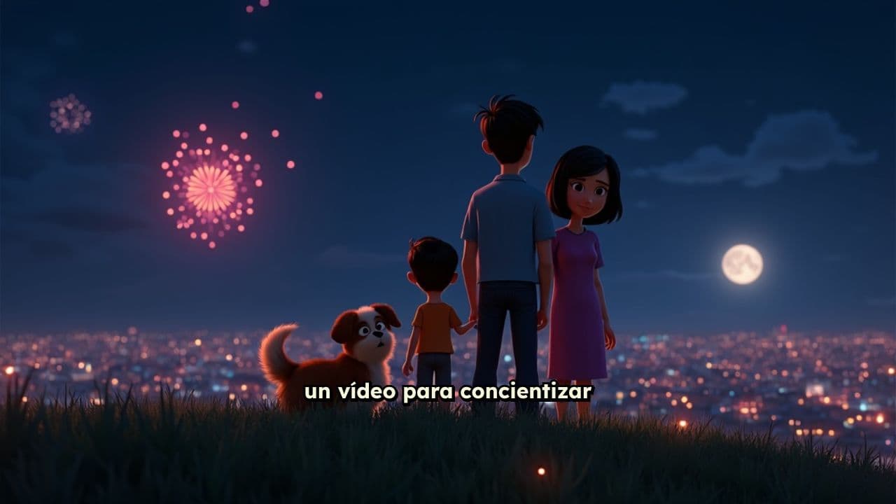 Conciencia sobre fuegos pirotécnicos