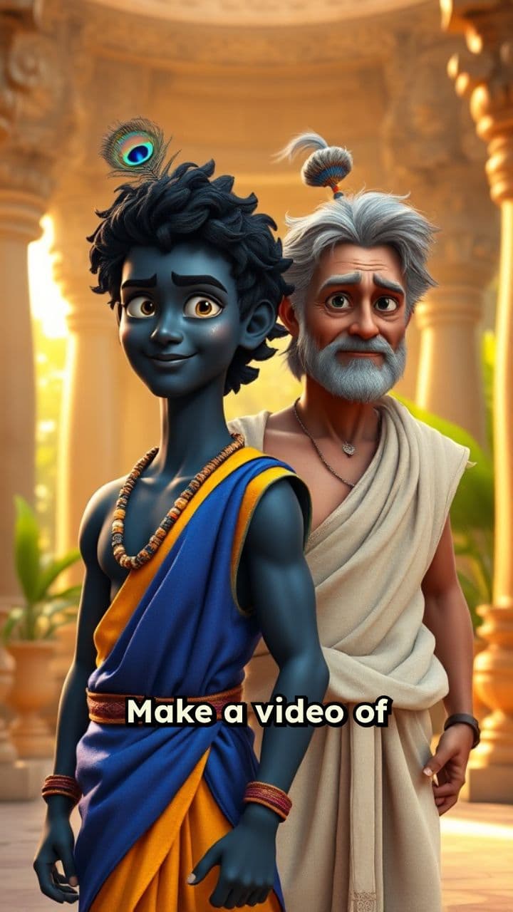 सुदामा और कृष्ण की भावुक भेंट