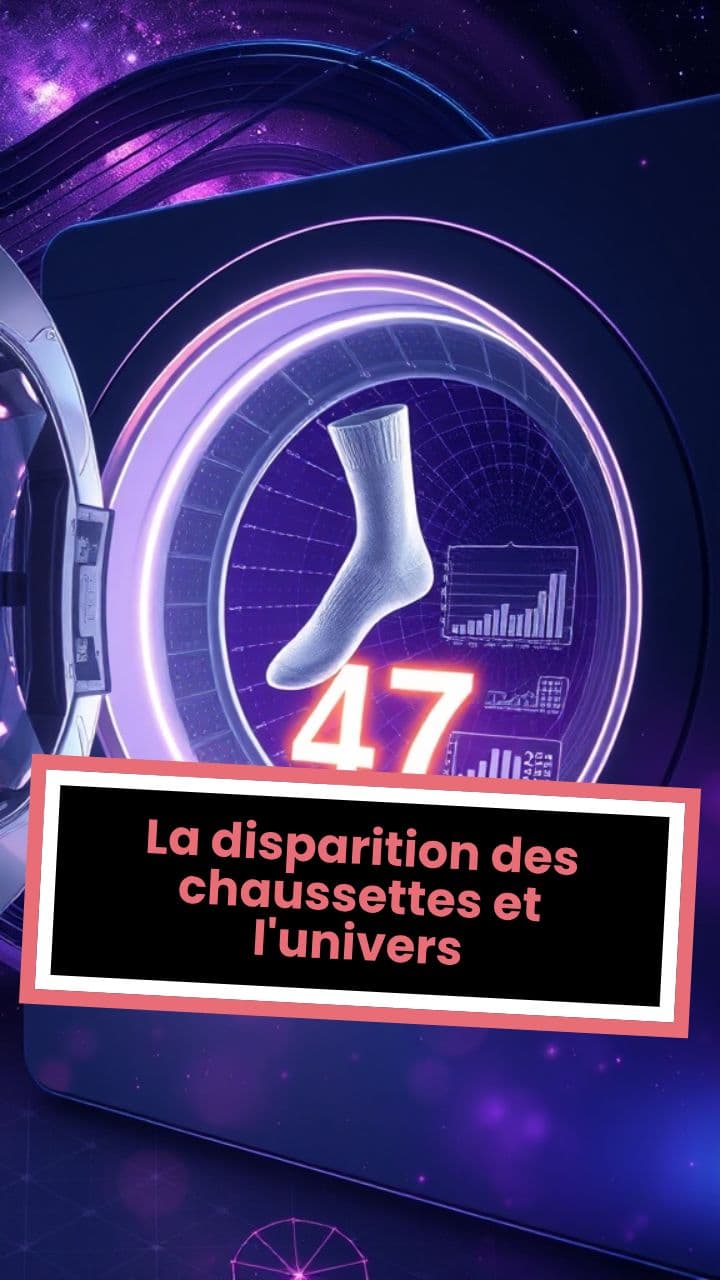 La disparition des chaussettes et l'univers