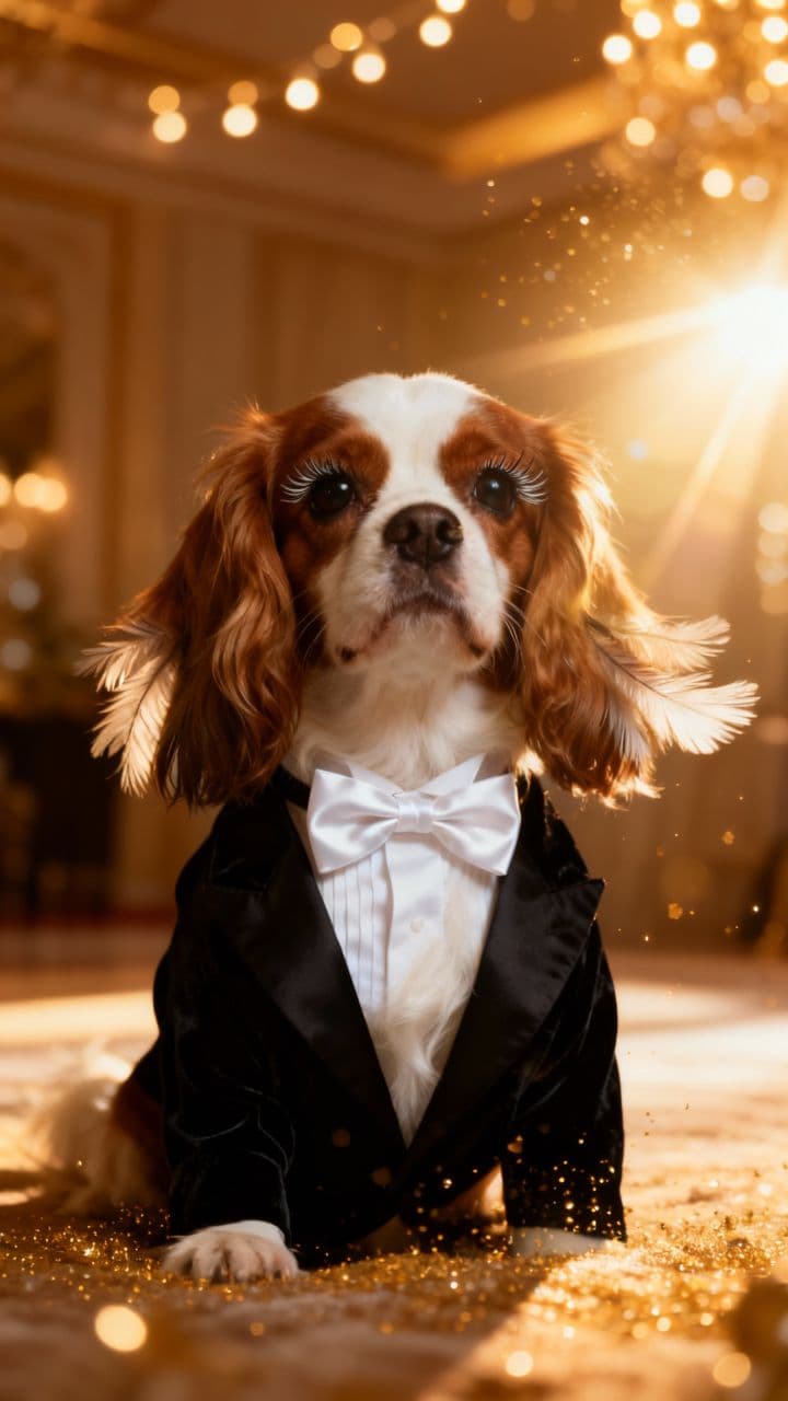 Cavalier King Charles Spaniel New Year ASMR