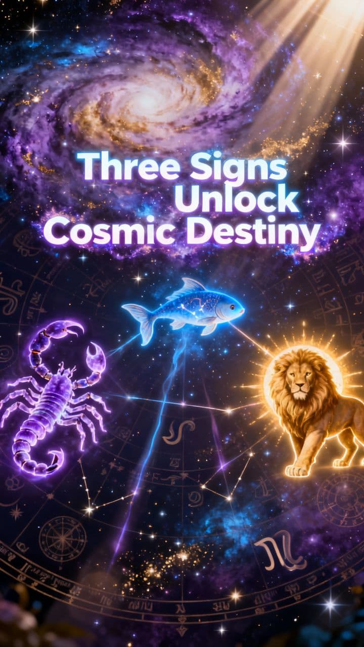 Three Signs Unlock Cosmic Destiny
