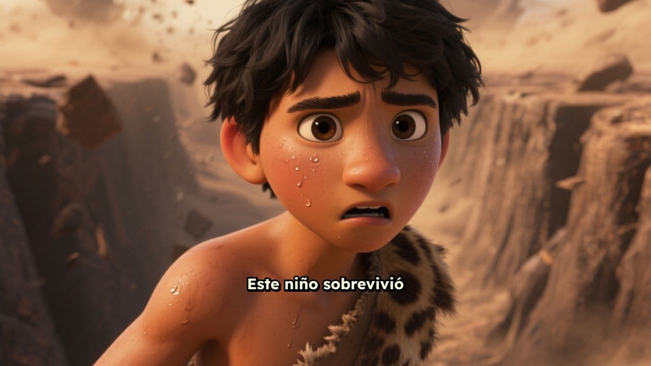 Sobreviviente de la erupción devastadora