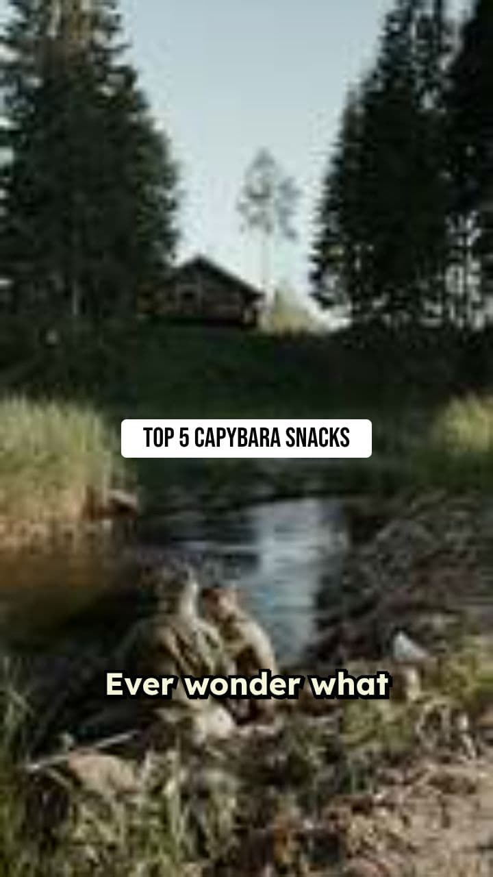 Top 5 Foods Capybaras Love