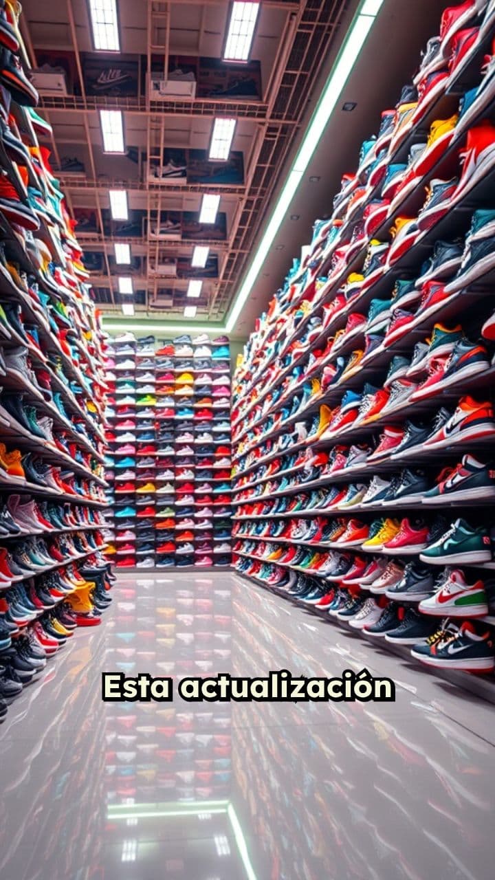 Actualización masiva de stock de zapatillas