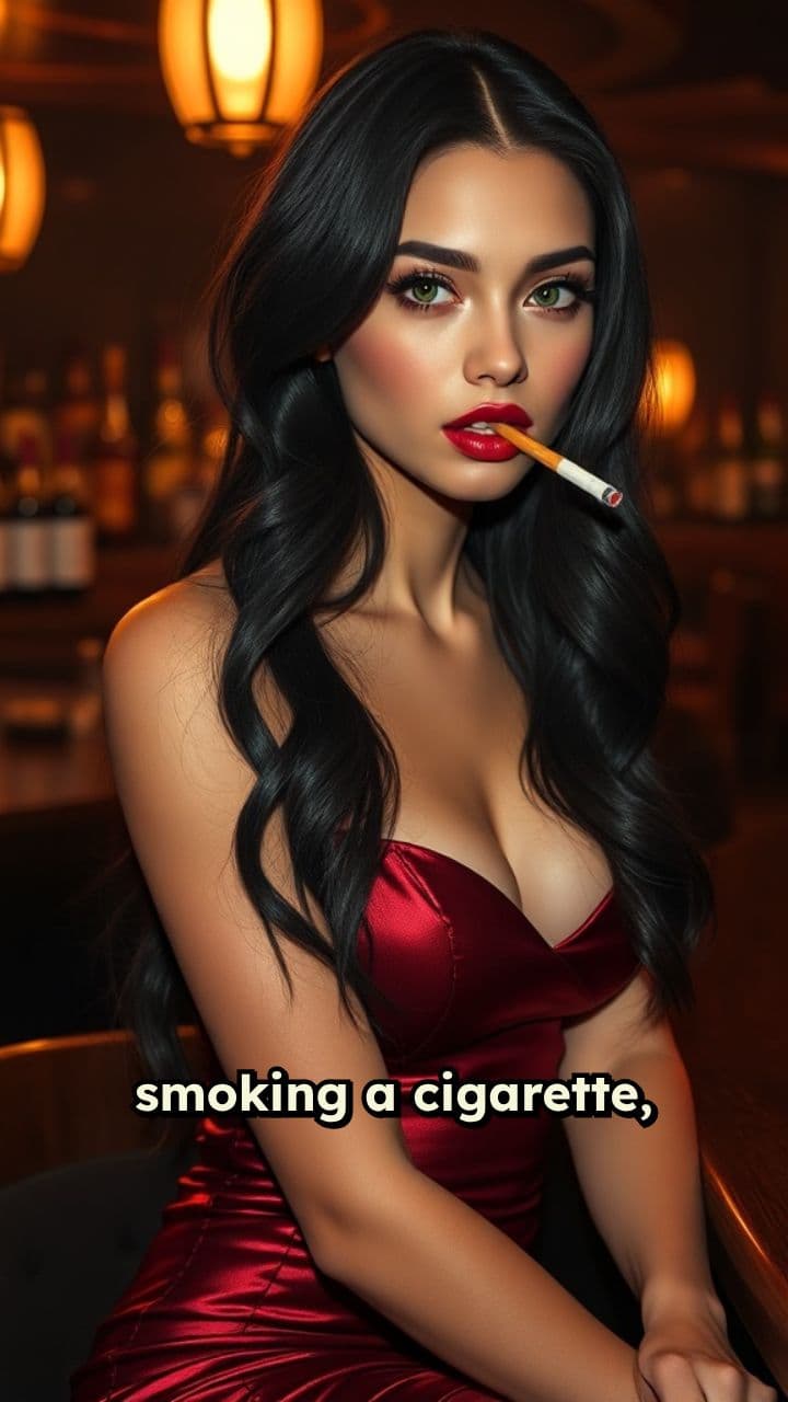 Seductive Smoking Stare