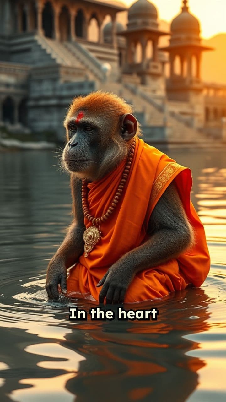 The Monk Monkey of the Holy River
