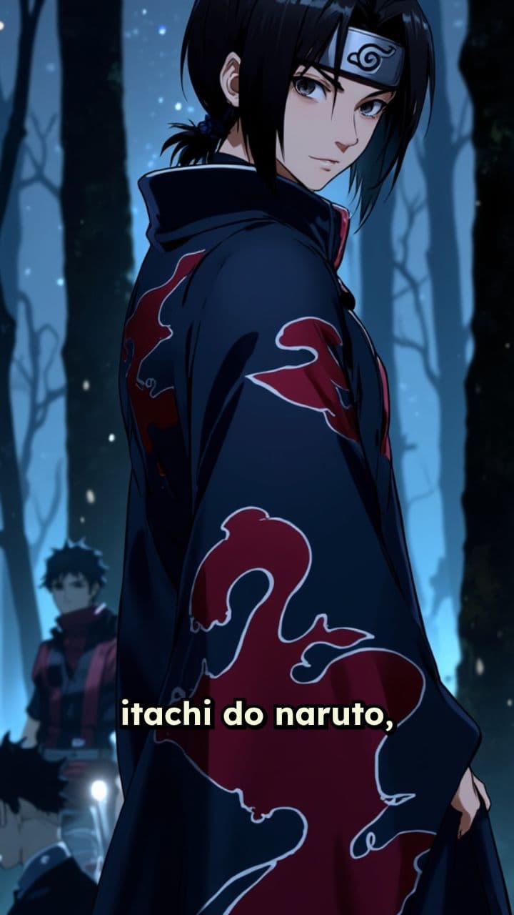 Itachi e Naruto em Estilo Anos 90