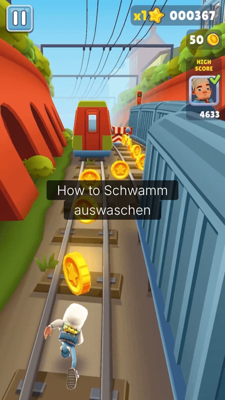 Schwamm richtig auswaschen