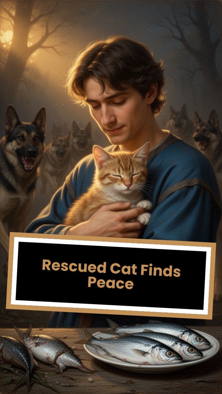 Rescued Cat Finds Peace