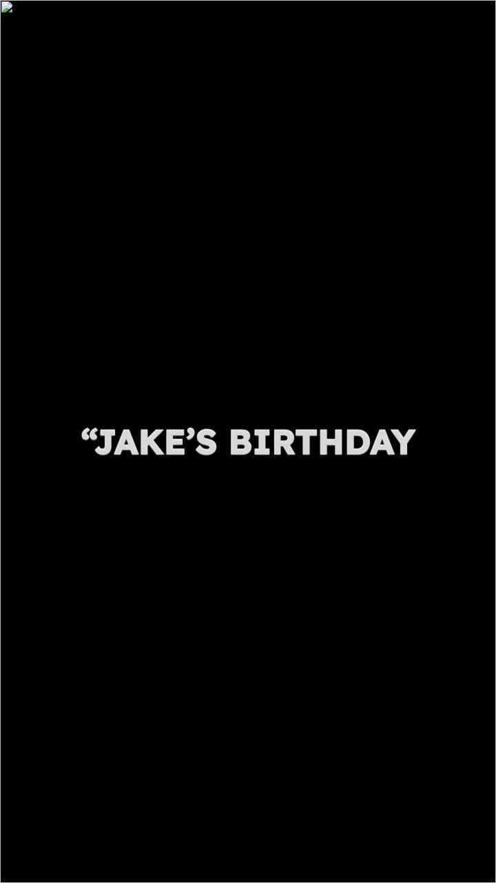 Jake's Surprise Birthday Party
