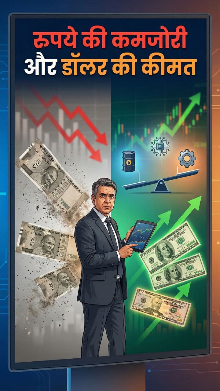 रुपये की कमजोरी और डॉलर की कीमत