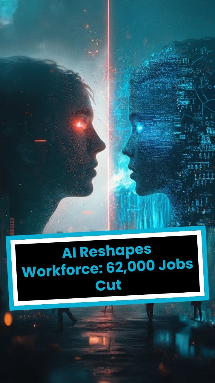AI Reshapes Workforce: 62,000 Jobs Cut