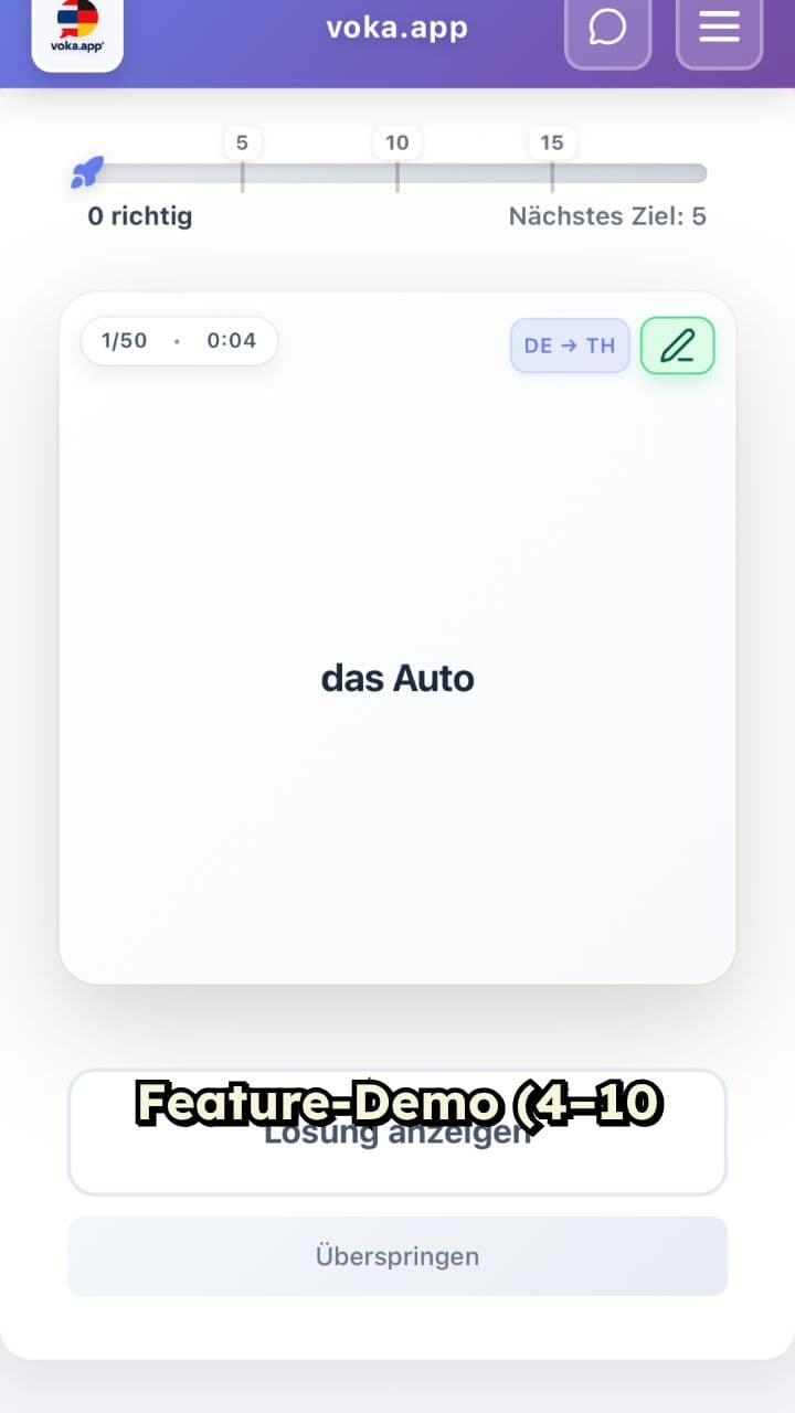 Thai-Vokabeln spielerisch lernen