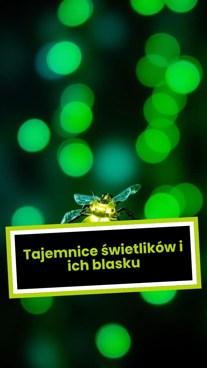 Tajemnice świetlików i ich blasku