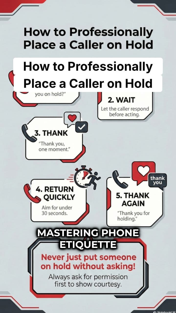 How to Professionally Place a Caller on Hold