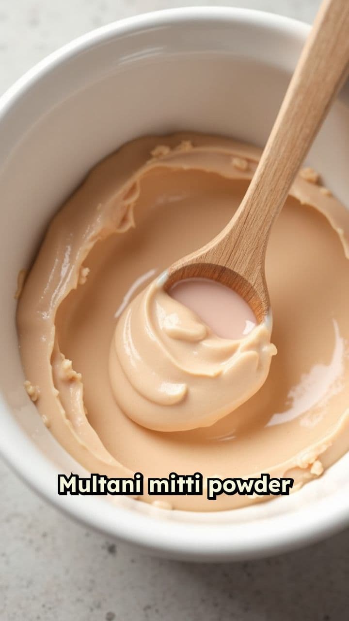 Multani Mitti and Rosewater Paste