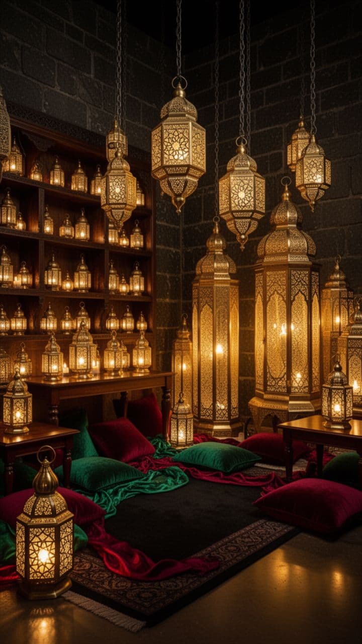 The Golden Glow of Islamic Artistry