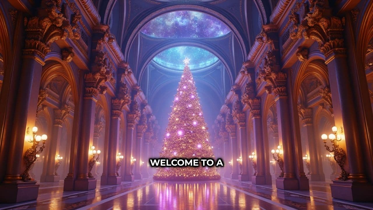 A Gilded Cosmic Christmas