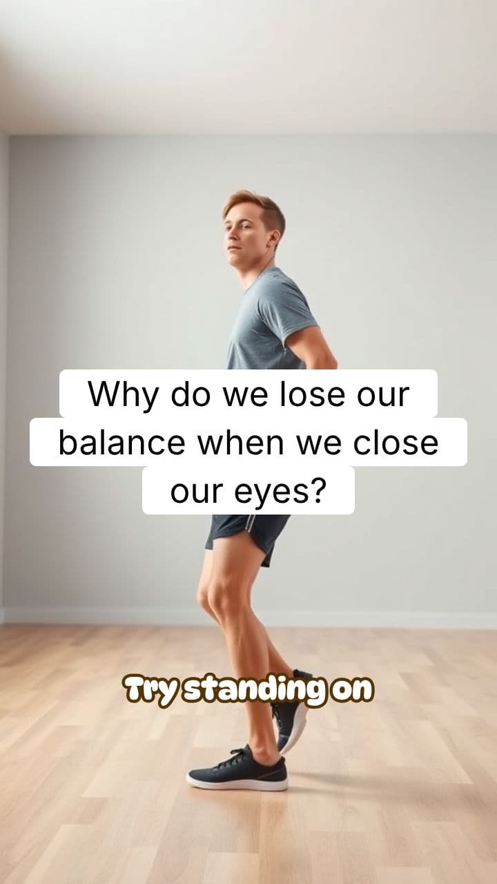 Why Do We Lose Our Balance When We Close Our Eyes? | RapidSmartFacts
