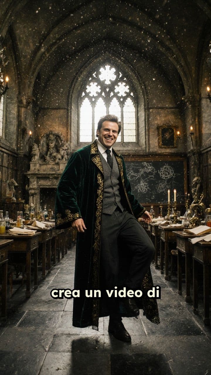 Christian Bale as Hogwarts Professor Dancing