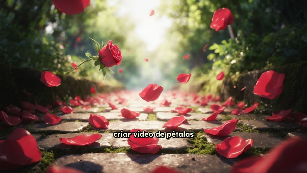 Pétalas de Rosa ao Vento