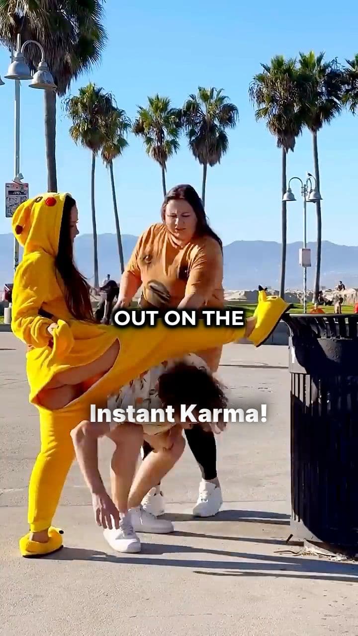 Pikachu's Kick Attack Mishap