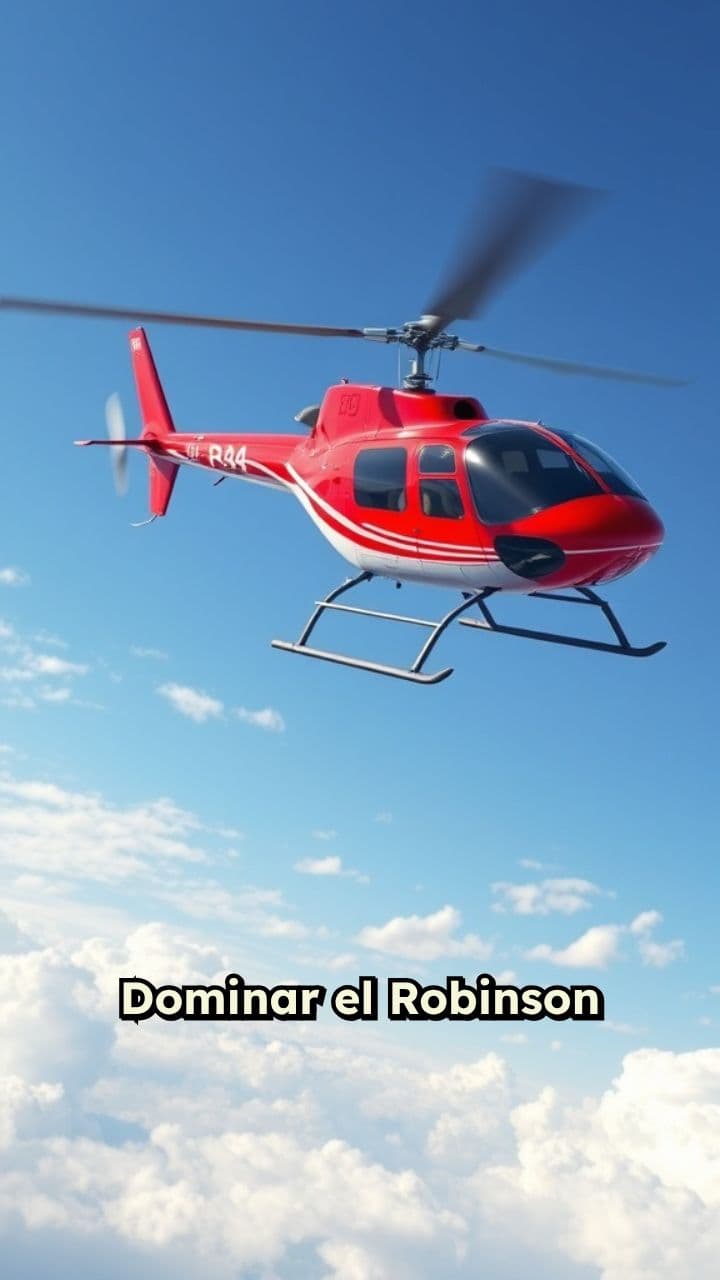 Desafiando la gravedad en el Robinson R44