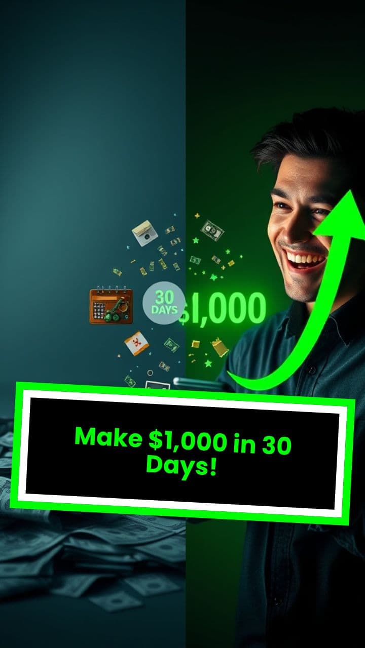 Make $1,000 in 30 Days!