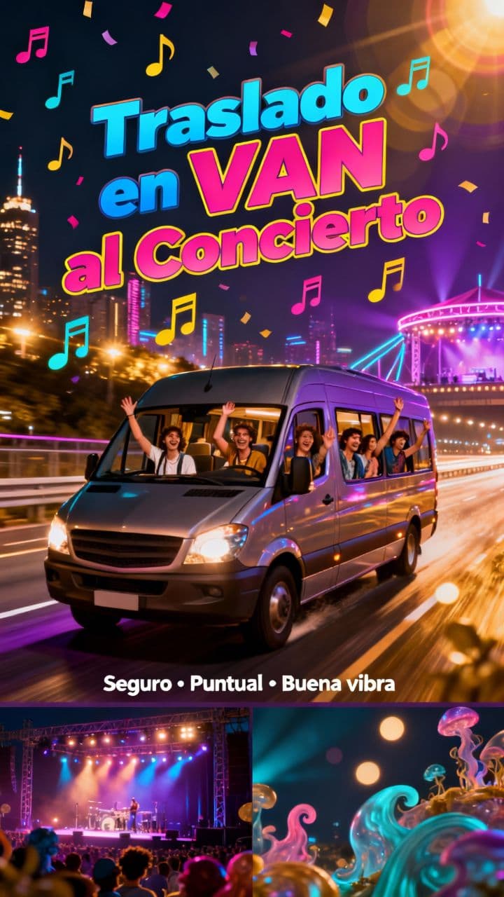 Traslado en VAN al Concierto