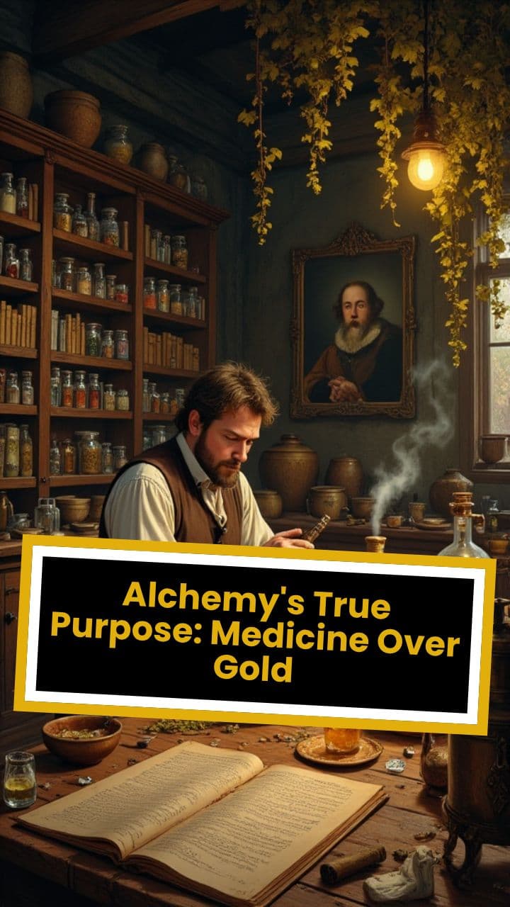 Alchemy's True Purpose: Medicine Over Gold