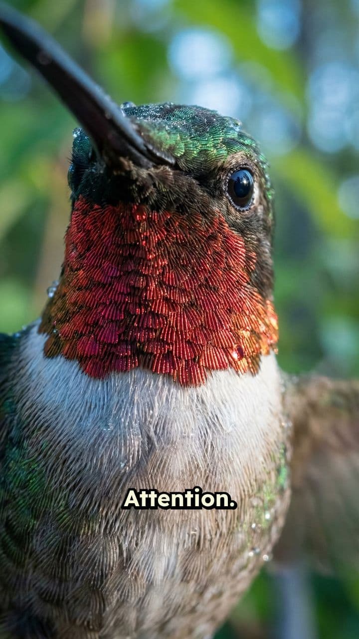 Relentless Precision of Hummingbirds