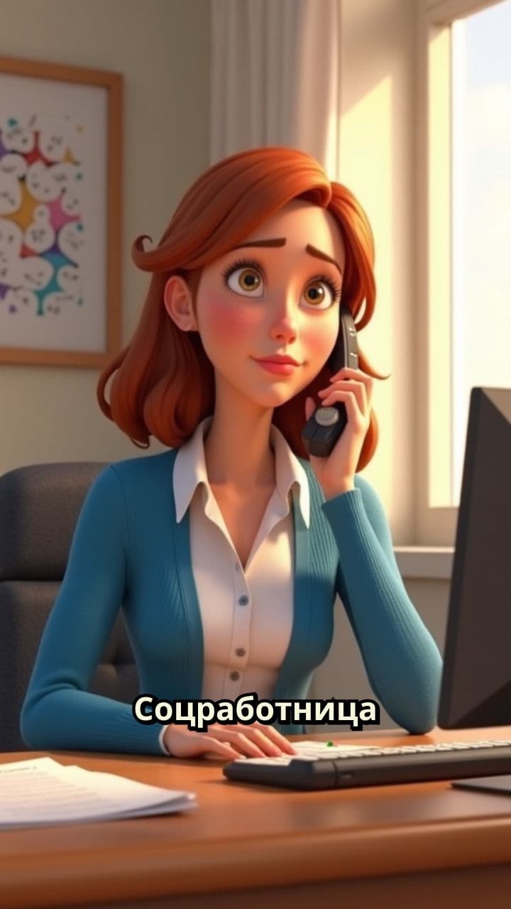 Защитница в оранжевом плаще