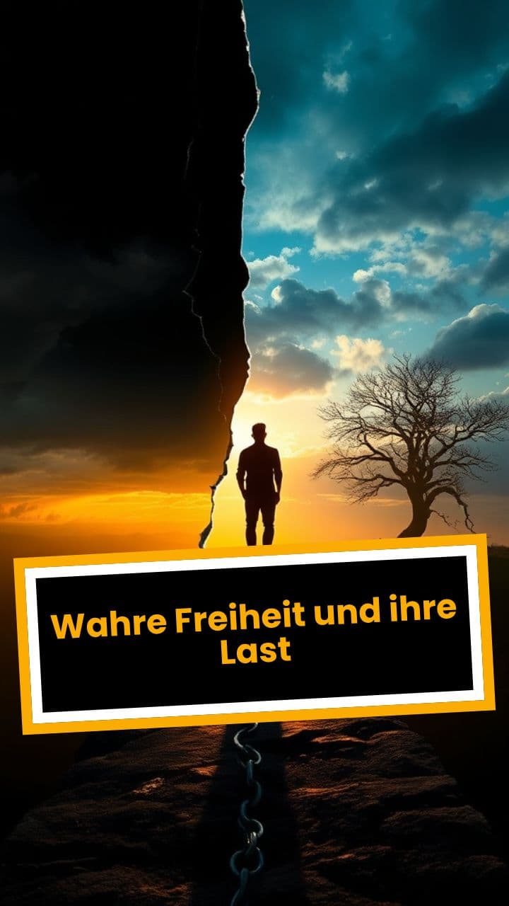 Wahre Freiheit und ihre Last
