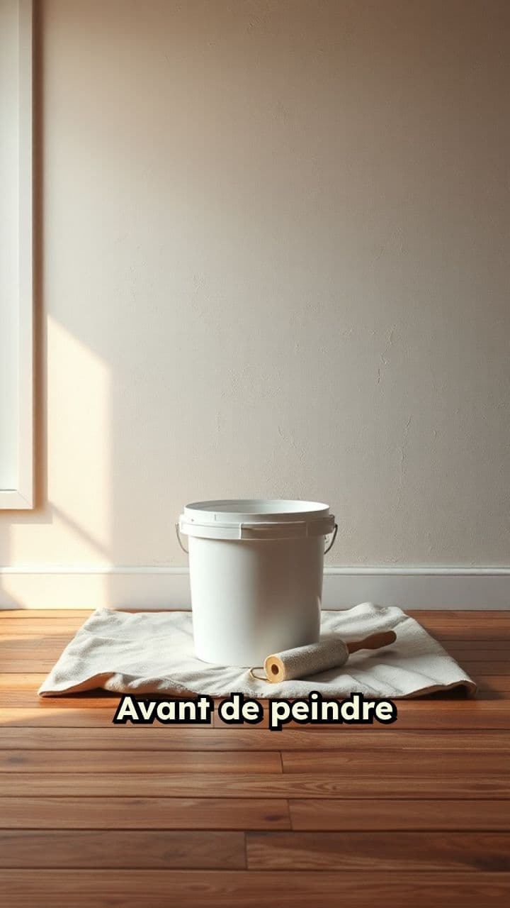 Préparation essentielle avant de peindre
